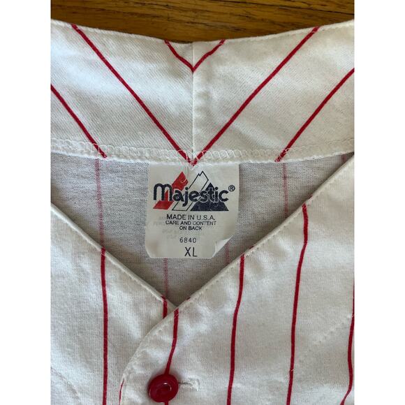 Vintage Phillies 1996 All-Star pinstripes button up shirt - Picture 4 of 11